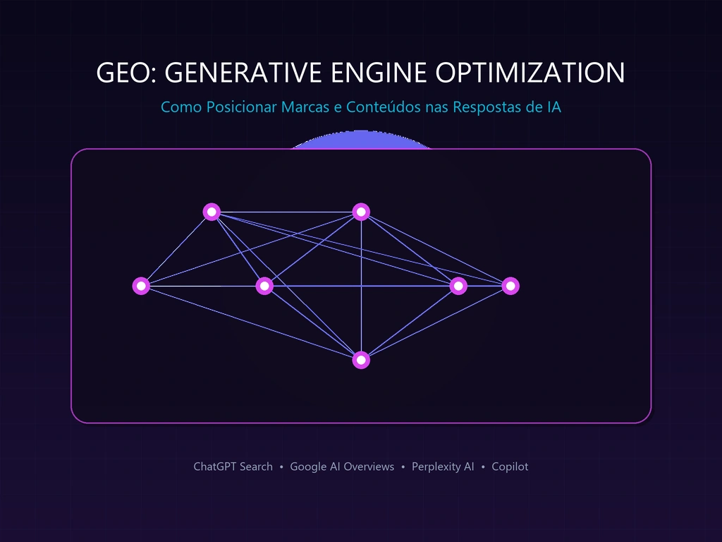 GEO: O Que É Generative Engine Optimization e Como Fazer Sua Marca Aparecer nas Respostas das IAs