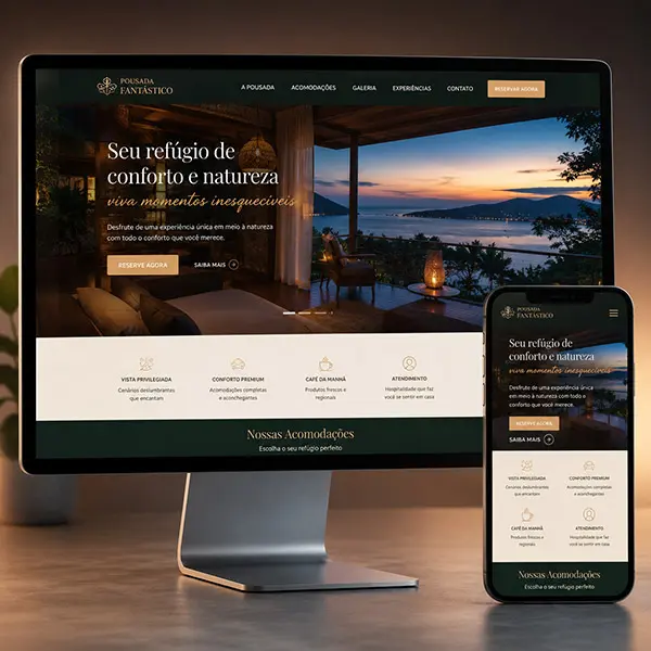 Site para Pousada de Alta Conversão